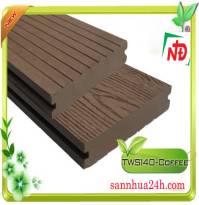 Sàn gỗ ngoài trời màu nâu đặc