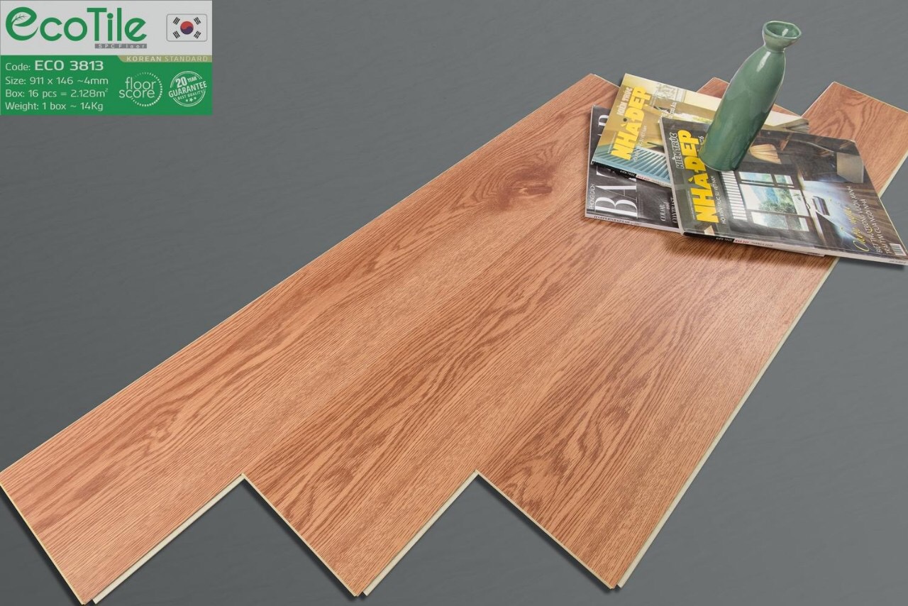Sàn nhựa hèm khóa ECO mã  ECO 3813