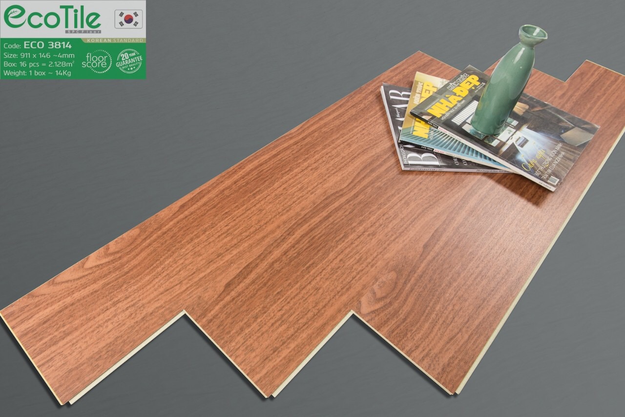 Sàn nhựa hèm khóa ECO mã  ECO 3814