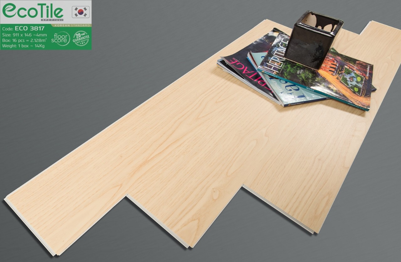 Sàn nhựa hèm khóa ECO mã  ECO 3817