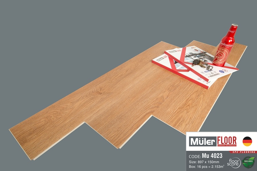 Sàn nhựa hèm khóa Muler Floor mã 4023