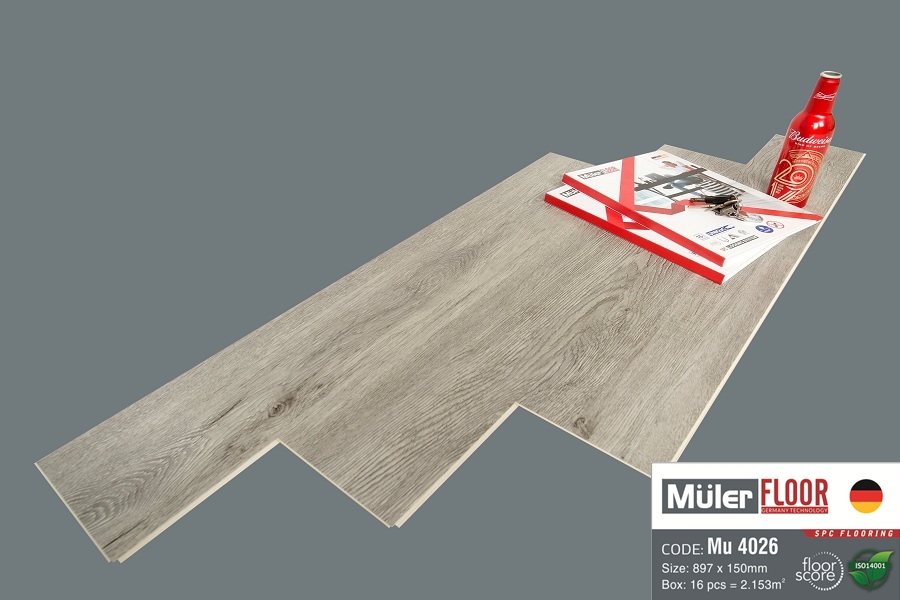 Sàn nhựa hèm khóa Muler Floor mã 4026