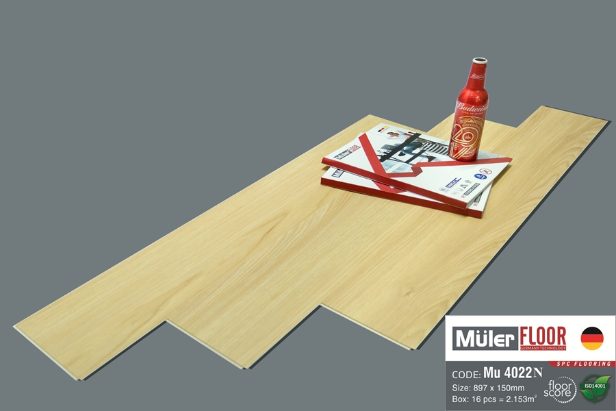 Sàn nhựa hèm khóa Muler Floor mã 4022